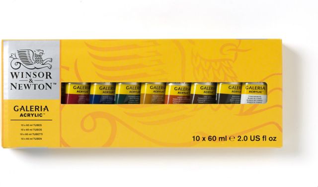Galeria Acrylic Set 60 Ml 10 Tubes