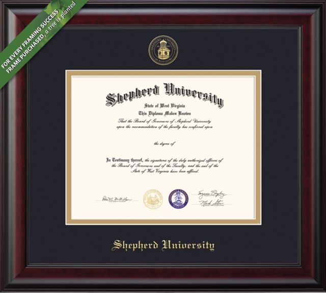 Shepherd University 11'' x 14'' Classic Diploma Frame