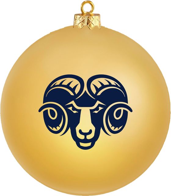 Shepherd University Round Shatterproof Ornament