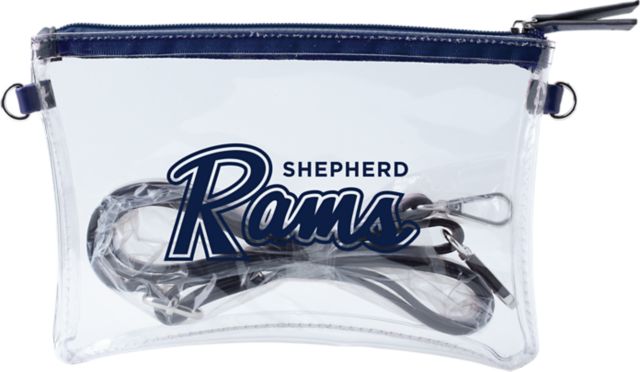 Shepherd University Clear Crossbody Bag