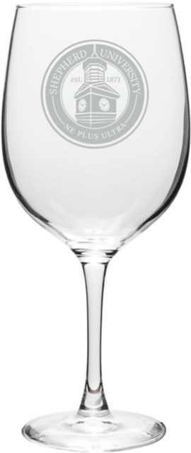 Shepherd University 19 oz. Wineglass