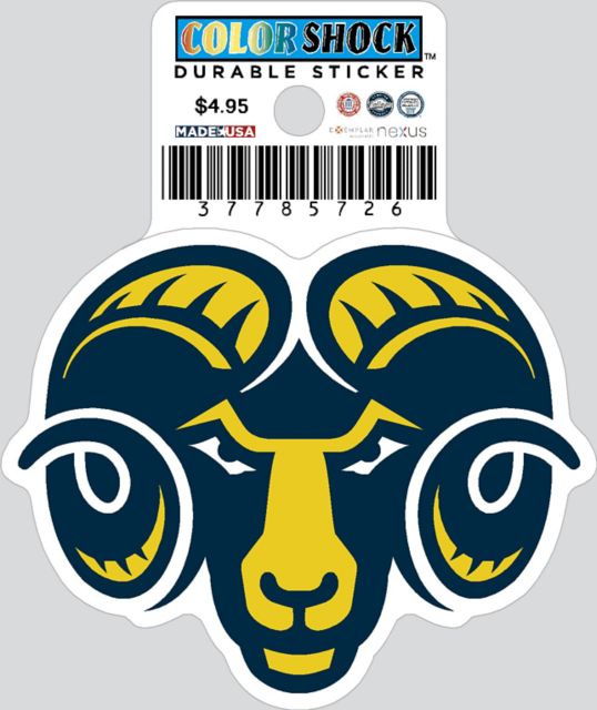 Shepherd University Rams Durable Sticker
