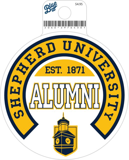 Shepherd University Full Size Sticker