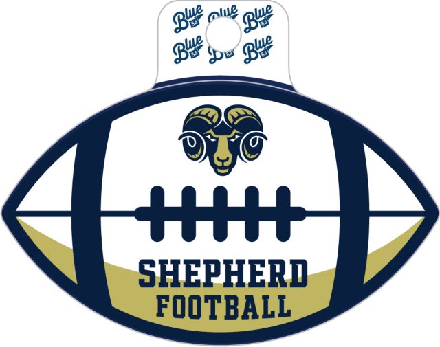 Shepherd University Fullsize Football Sticker