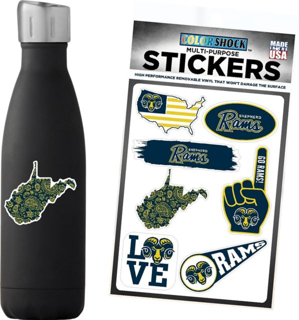Shepherd University 7.5'' x 7.5'' Sticker Sheet