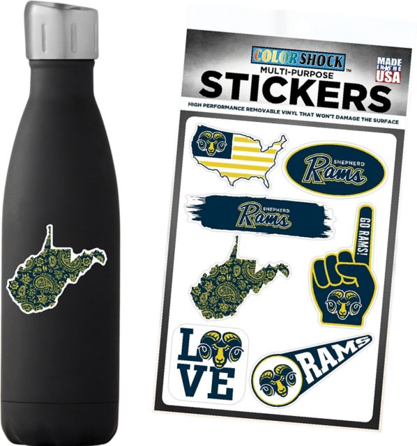 Shepherd University 7.5'' x 7.5'' Sticker Sheet