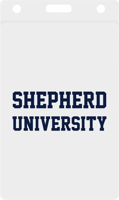 Shepherd University Thumb Notch Card Guard