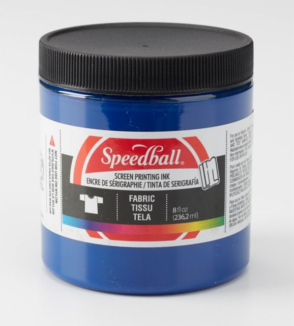 SCREEN INK FABRIC 8 OZ PROCESS CYAN