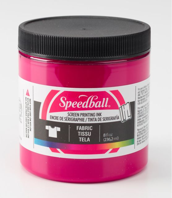 SCREEN INK FABRIC 8 OZ PROCESS MAGENTA