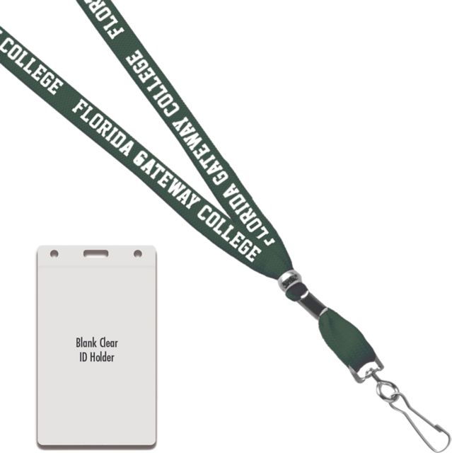 Florida Gateway College Card Dispenser Lanyard