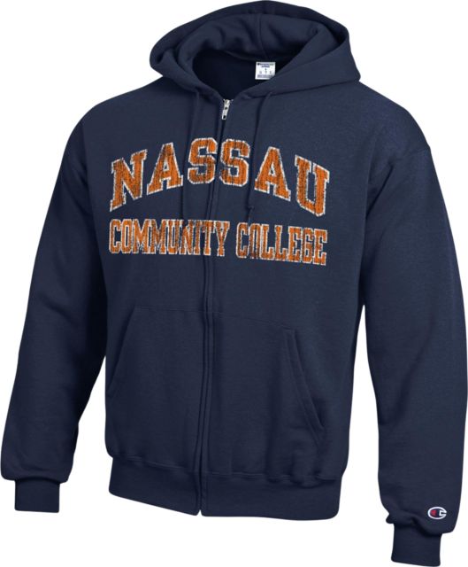 Nassau Community College Full Zip Hooded Sweatshirt