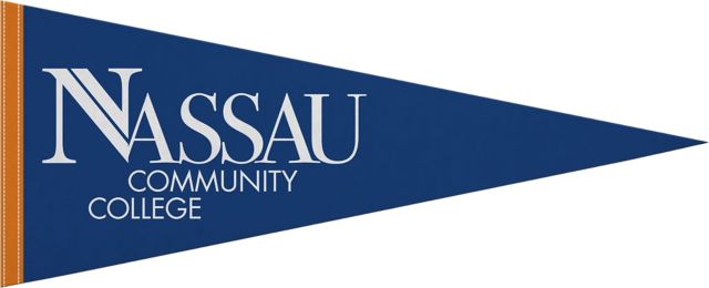 Nassau Community College 12X30" Full Color Pennant"