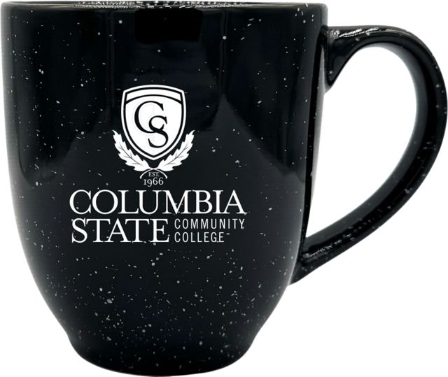Columbia State Community College 16 oz. Laser Engraved Bistro Mug