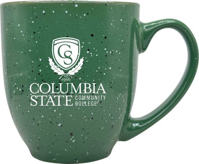 Columbia State Community College 16 oz. Laser Engraved Bistro Mug