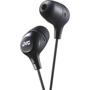 JVC Marshmallow Inner-Ear Headphones with Mic/Remote - Black - ONLINE ONLY