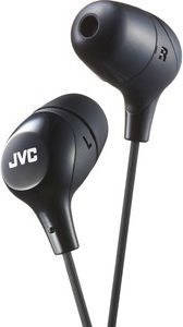 JVC Marshmallow Inner-Ear Headphones with Mic/Remote - Black - ONLINE ONLY