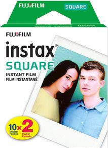FUJIFILM INSTAX SQUARE Instant Film (20 Exposures) - Black Lab Imaging