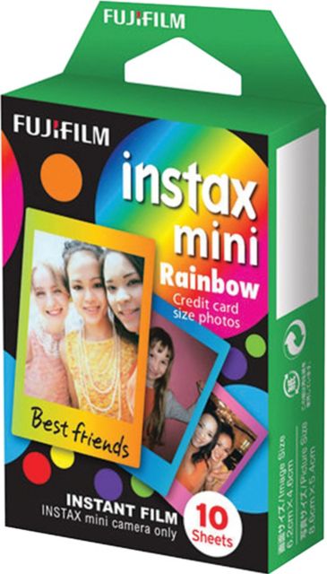 Fuji Instax Mini Rainbow Instant Film - 10 sheet - ONLINE ONLY
