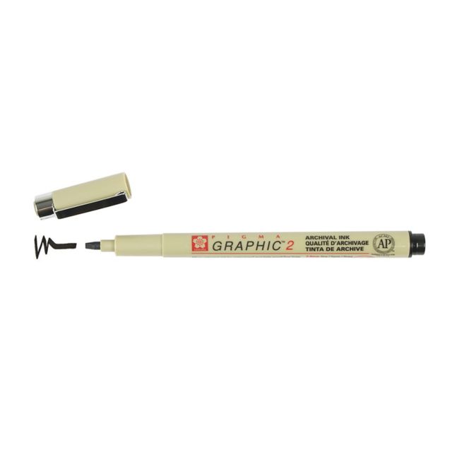 GRAPHIC PEN 2MM BLACK