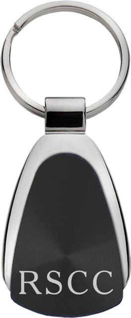 Roane State Community College Teardrop Keychain