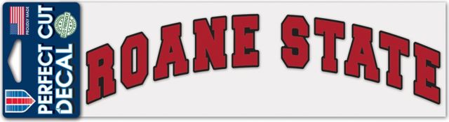 Roane State Community College 3'' x 10'' Perfect Cut Decal