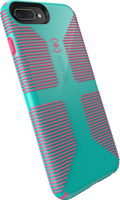 Speck Smartphone Case- iPhone 8/7/6S/6 Plus Candyshell Grip (Caribbean Blue/Bubblegum Pink)