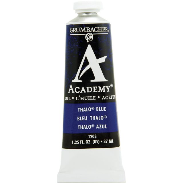 ACADEMY OIL 37ML THALO BLUE RED SHADE