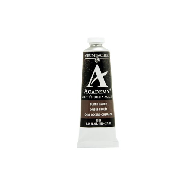 ACADEMY OIL 37ML BURNT UMBER