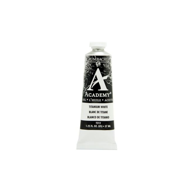 ACADEMY OIL 37ML TITANIUM WHITE
