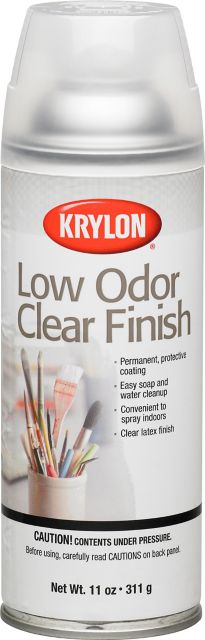 Spray Low Odor Clear Finish Gloss 11Oz