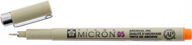 MICRON PEN .45MM ORANGE