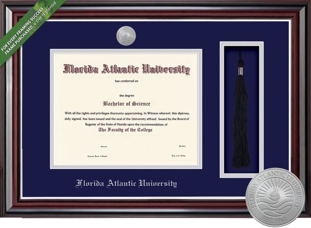 Florida Atlantic University 8.5'' x 11'' Diploma Frame