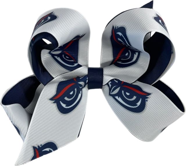 Florida Atlantic University Owls Child 2-Toned Hairbow