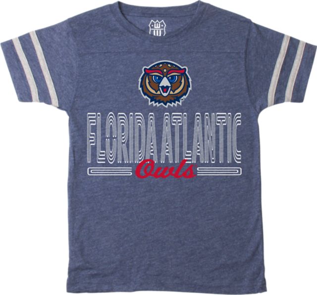 Florida Atlantic University Owls Boys Backfield Short Sleeve T-Shirt
