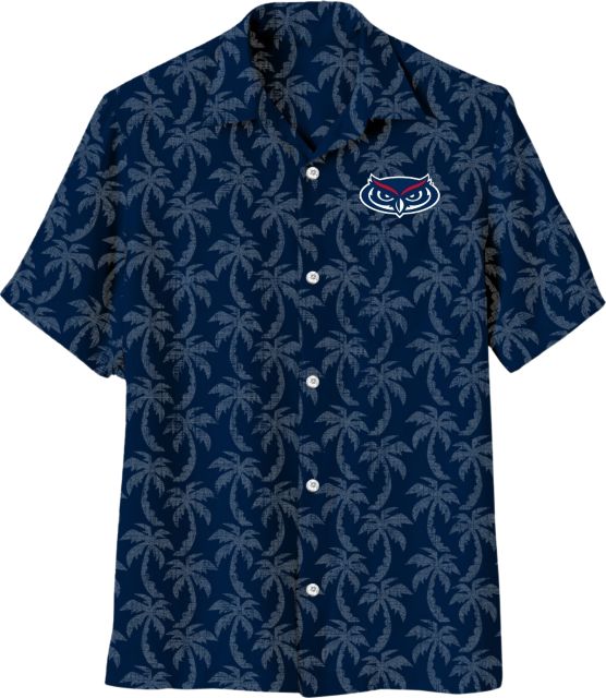 Florida Atlantic University Palm Tree Button Down Shirt
