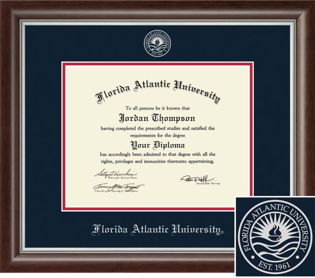 Church Hill Classics Embossed Diploma Frame. Associates, Bachelors, Masters, PhD - ONLINE ONLY