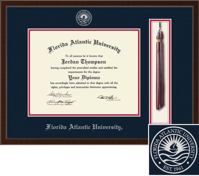 Church Hill Classics Tassel Diploma Frame. Associates, Bachelors, Masters, PhD - ONLINE ONLY