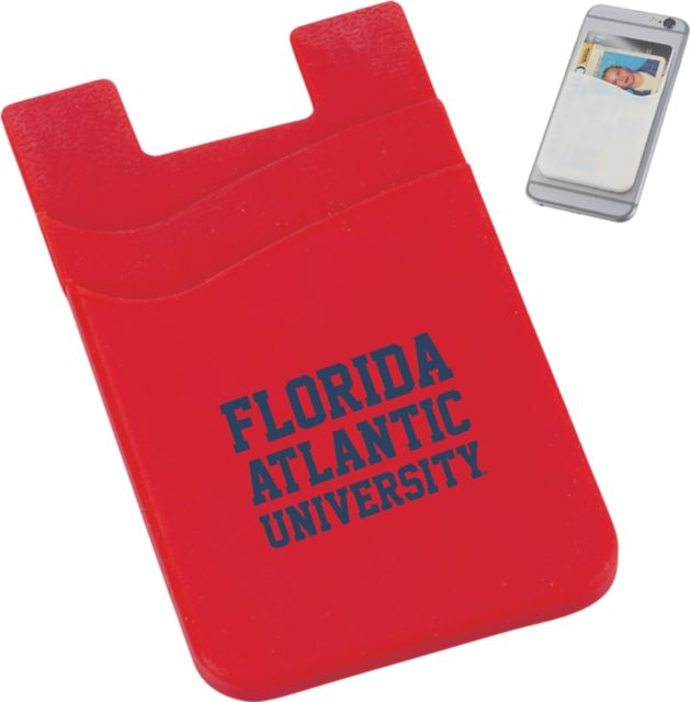 Florida Atlantic University Silicone Card Wallet