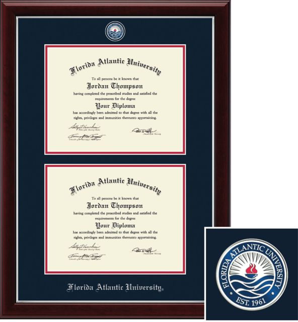 Church Hill Classics Double Document, 8.5x11, Associates, Bachelors, Masters, Diploma Frame - ONLINE ONLY
