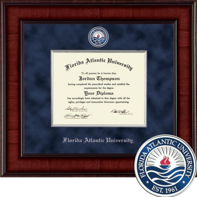 Florida Atlantic University President 8.5'' x 11'' Diploma Frame