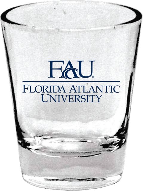 Florida Atlantic University Owls 1.5 oz. Collector's Glass