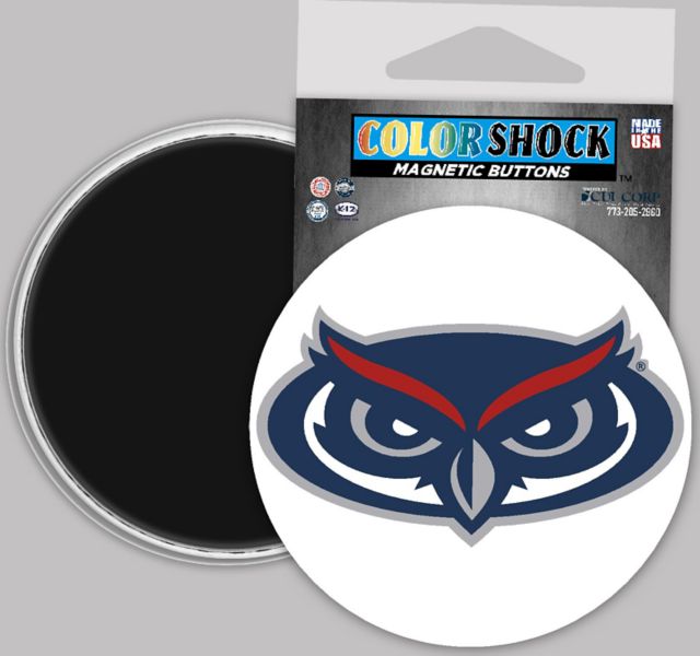 Florida Atlantic University 3" Button Magnet