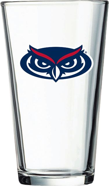 Florida Atlantic University Owls 16 oz. Glass