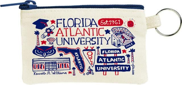 Florida Atlantic University Julia Gash Coin Pouch