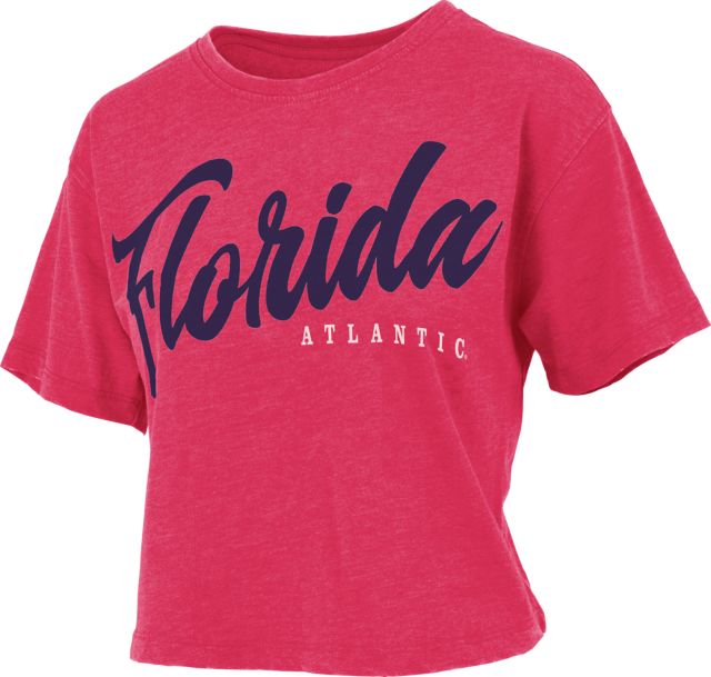 Florida Atlantic University Owls Women's  Cropped Short Sleeve T-Shirt