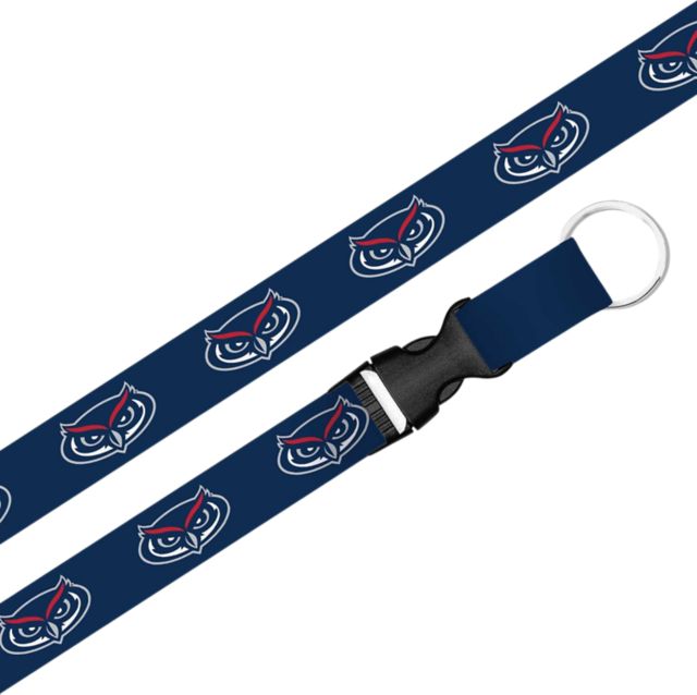 Florida Atlantic University Owls Lanyard with Buckle