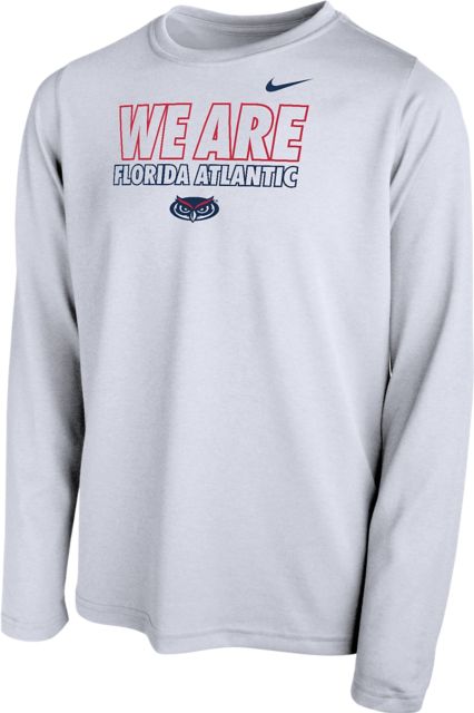 Florida Atlantic University Youth Dri-Fit Owls Long Sleeve T-Shirt