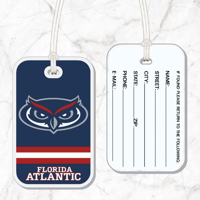 Florida Atlantic University Owls Acrylic Bag Tag