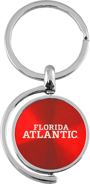 Florida Atlantic University Spinner Key Tag