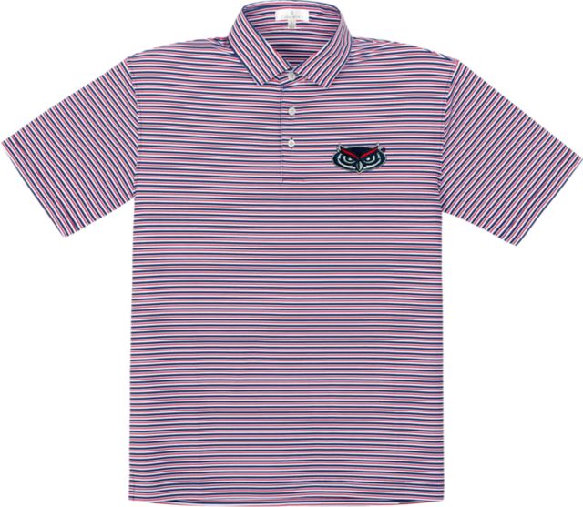 Florida Atlantic University Performance Stripe Polo